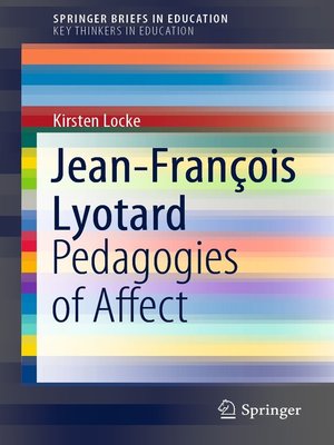 cover image of Jean-François Lyotard